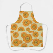 Retro-zonnebloemen Schort (Voorkant)