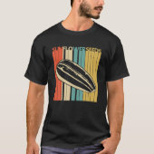 Retro Zonnebloempitten T shirt (Voorkant)