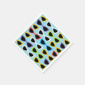 Retro zonnebril cocktailservet servetten (Hoek)