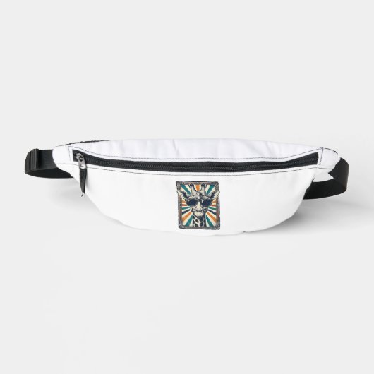 Retro Zonnebril Giraffe Heuptasje (Voorkant)