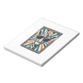 Retro Zonnebril Giraffe Notitieblok (Linkerzijde)