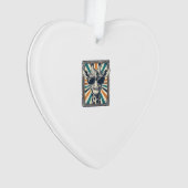 Retro Zonnebril Giraffe Ornament (voorkant)