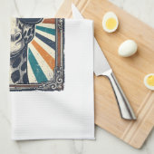Retro Zonnebril Giraffe Theedoek (Quarter Fold)