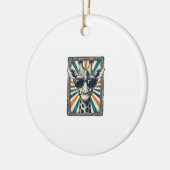 Retro zonnebril met giraffe keramisch ornament (Links)
