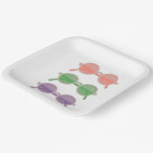 Retro-zonnebrillen Borden Papieren Bordje (Gebogen)