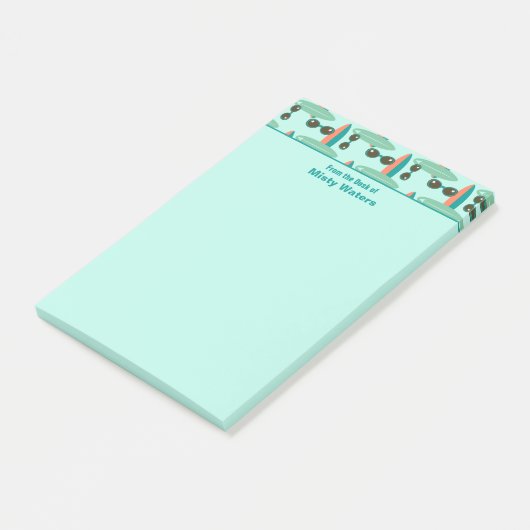 Retro zonnebrillen en Surfboards op maat Post-it® Notes (Schuin)