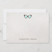 Retro zonnebrillen op maat kaart (Voorkant)