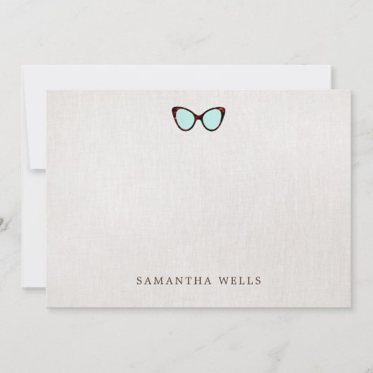 Retro zonnebrillen op maat kaart (Voorkant)