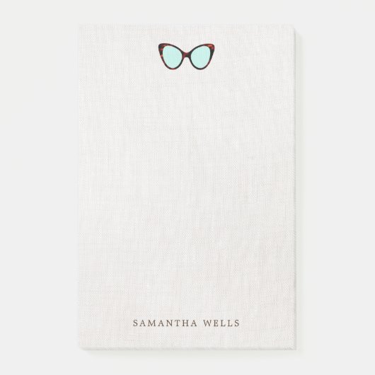 Retro zonnebrillen op maat post-it® notes (Voorkant)