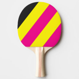 Retro Zonnegloed Vette Strepen Tafeltennisbatje