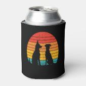 retro zonnehond blikjeskoeler (Blikje Voorkant)