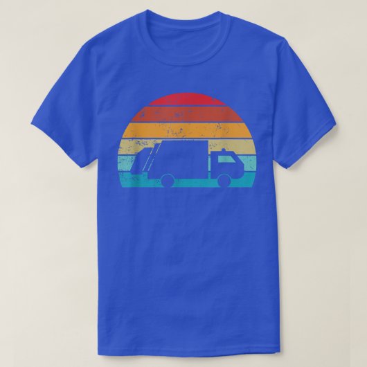 Retro Zonnerecycling Afval Kinder Afval T-shirt (Design voorkant)