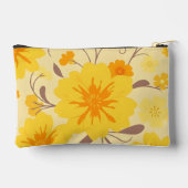 Retro Zonneschijn Bloemgeel Bloemen Etui (Achterkant)