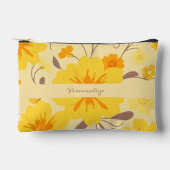 Retro Zonneschijn Bloemgeel Bloemen Etui (Voorkant)