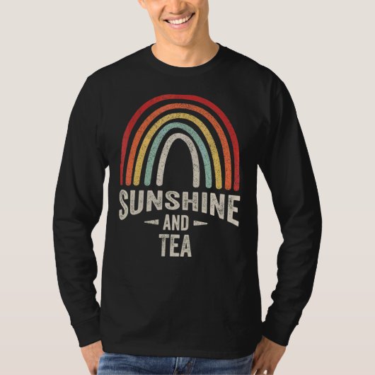  retro zonneschijn en theesomer 1 t-shirt (Voorkant)