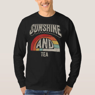 retro zonneschijn en theesomer t-shirt