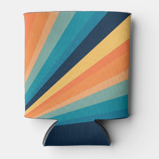 Retro-zonnestralen Blikjeskoeler (Voorkant)