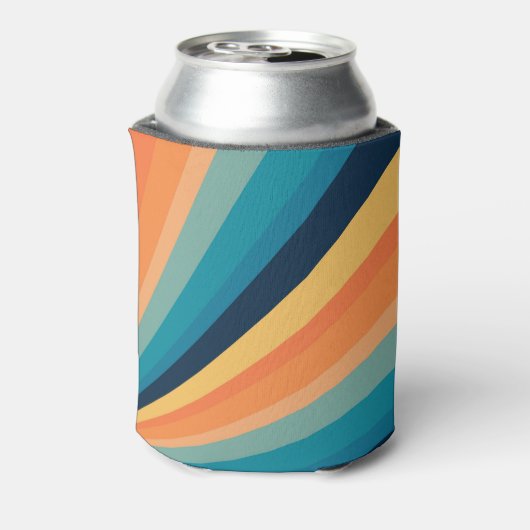 Retro-zonnestralen Blikjeskoeler (Blikje Achterkant)