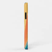 Retro-zonnestralen Case-Mate iPhone Case (Achterkant/rechts)