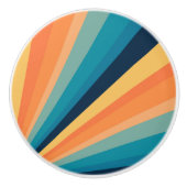 Retro-zonnestralen Keramische Knop (Voorkant)