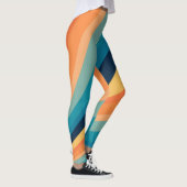 Retro-zonnestralen Leggings (Rechts)