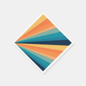 Retro-zonnestralen Servet (Hoek)