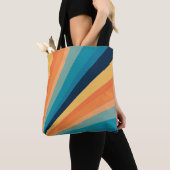 Retro-zonnestralen Tote Bag (Dichtbij)