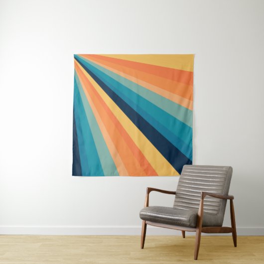 Retro-zonnestralen Wandkleed (In Situ (horizontaal))