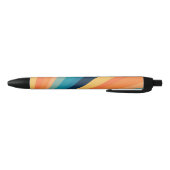 Retro-zonnestralen Zwarte Inkt Pen (Bodem)