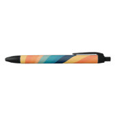 Retro-zonnestralen Zwarte Inkt Pen (Bovenkant)