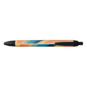 Retro-zonnestralen Zwarte Inkt Pen (Achterkant)