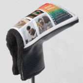 Retro Zonsondergang 4 Foto Eerste verjaardag Mijnh Golfheadcover (3/4 voorkant)