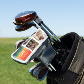Retro Zonsondergang 4 Foto Eerste verjaardag Mijnh Golfheadcover (Insitu)