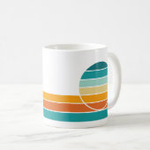 Retro Zonsondergang 74 Koffiemok (Voorkant rechts)