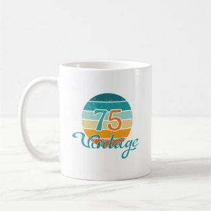 Retro Zonsondergang 75 Vintage Vervuild Koffiemok