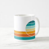 Retro Zonsondergang 76 Koffiemok (Voorkant rechts)