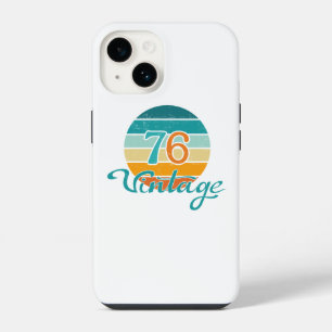 Retro Zonsondergang 76 Vintage Vervuild iPhone 14 Hoesje