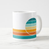 Retro Zonsondergang 78 Grote Koffiekop (Voorkant rechts)
