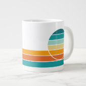 Retro Zonsondergang 80 Grote Koffiekop (Voorkant rechts)