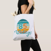 Retro Zonsondergang 85 Vintage Vervuild Tote Bag (Dichtbij)