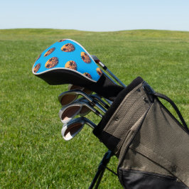 Retro Zonsondergang Beats Alleen Palmbomen Vintage Golfheadcover