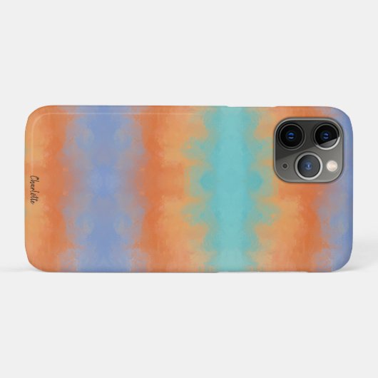 Retro zonsondergang Case-Mate iPhone case (Achterkant (horizontaal))