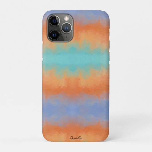 Retro zonsondergang  Case-Mate iPhone case (Achterkant)