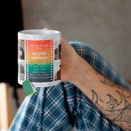 Retro Zonsondergang Foto Mijnheer en Mevrouw 50-ja Koffiemok