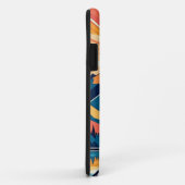 Retro Zonsondergang Landschap Gepersonaliseerd Case-Mate iPhone Case (Achterkant/rechts)