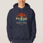 Retro zonsondergang Meisjes reis bachelorette Matc Hoodie (Voorkant)