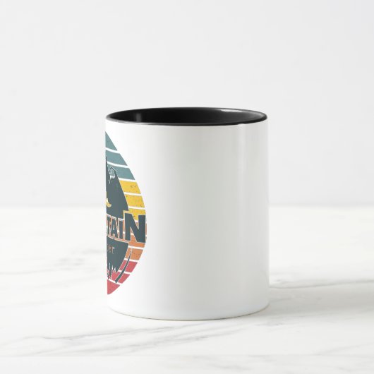 Retro zonsondergang Mountain master Mok (Midden)