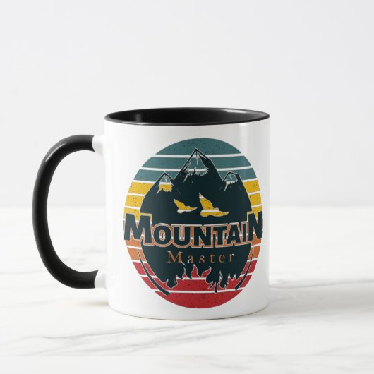 Retro zonsondergang Mountain master Mok (Links)