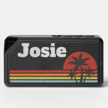 Retro Zonsondergang Palmboom Ontwerp