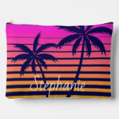 Retro zonsondergang Persoonlijk gemaakt Etui (Voorkant)